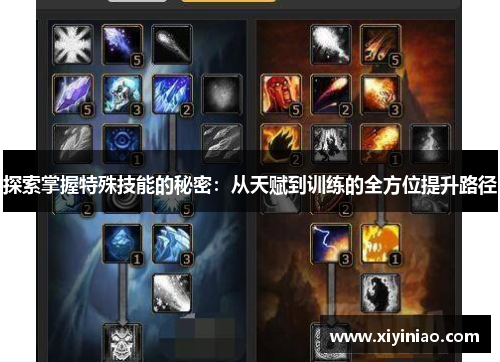 探索掌握特殊技能的秘密：从天赋到训练的全方位提升路径
