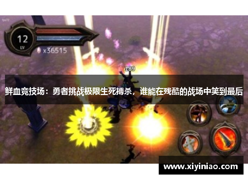 鲜血竞技场：勇者挑战极限生死搏杀，谁能在残酷的战场中笑到最后